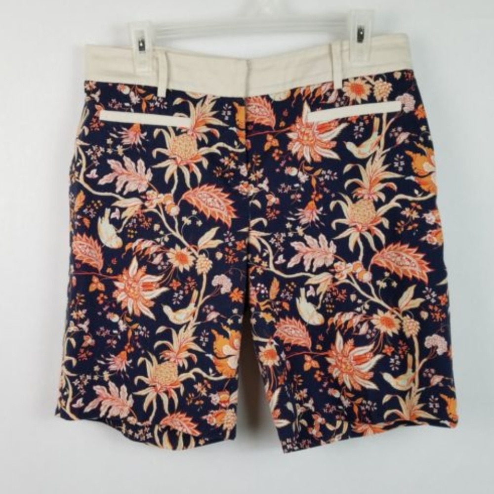 Leifsdottir Maypop Floral Bird Print Shorts